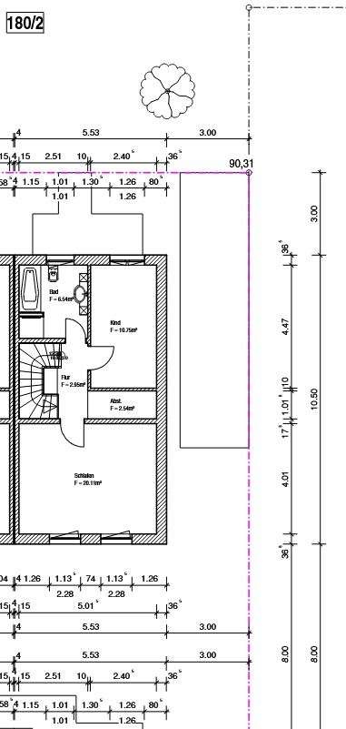 HSE Nr. 3 - Grundriss Obergesc