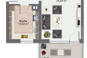 Maisonettewohnung mit toller Aufteilung, Balkon & Garage im Landwehr-Viertel – Die vollständige Adresse der Immobilie erhältst du vom Anbieter., 46049 Alstaden-Ost, Oberhausen – Vorschaubild 11