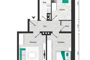 Klassischer Altbau, denkmalgeschützt, im beliebten Neuhausen. – Die vollständige Adresse der Immobilie erhältst du vom Anbieter., 80636 Dom Pedro, München – Vorschaubild 14