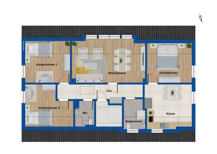 Grundriss Dachgeschoss