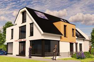 Effizienzklasse A+, KfW 40 mit PV-Anlage , Keller, Fußbodenheizung, Wärmepumpe und Grundstück