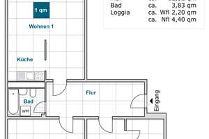 Schöne Wohnung: weitläufige 4-Zimmer-Wohnung mit Balkon! – Herzberger Str. 28, 1239 Prohlis-Nord, Dresden – Vorschaubild 2