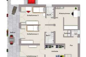 Seltene Gelegenheit – Flachdach Architektenhaus in ruhiger Lage in Nürnberg Laufamholz – Die vollständige Adresse der Immobilie erhältst du vom Anbieter., 90482 Laufamholz, Nürnberg – Vorschaubild 16