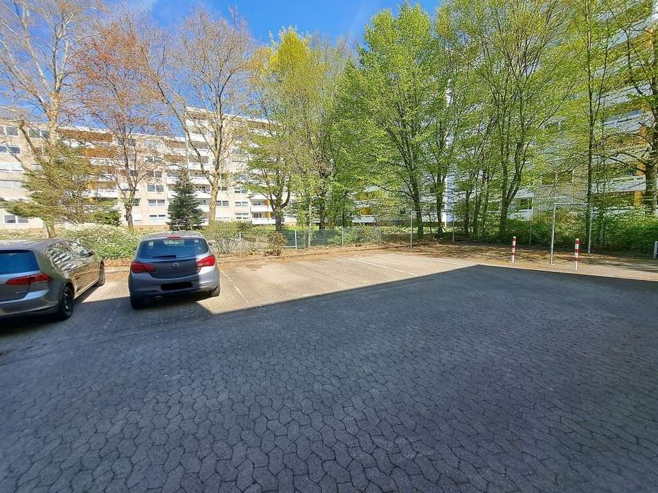 Parkplatz direkt vor der Tür