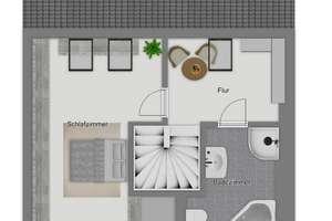 Stilvolle Maisonettewohnung mit 3,5 Zimmern, Dachterrasse, Kamin und Nähe zum  Rhein – Die vollständige Adresse der Immobilie erhältst du vom Anbieter., 40547 Niederkassel, Düsseldorf – Vorschaubild 15