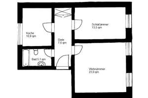 60 qm Altbauwohnung in einem Gründerzeithaus – Briller Str. 46, 42105 Elberfeld, Wuppertal – Vorschaubild 6