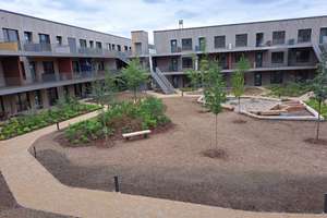 Preisgekröntes Wohnen: Deutscher Architekturpreis 2025 - Franklin-Village in Holzbauweise- – Franklin-D.-Roosevelt-Straße 98-108, 68309 Käfertal, Mannheim – Vorschaubild 2