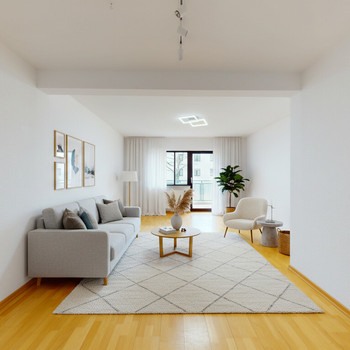 Hochparterre-Wohnung mit Loggia und Tiefgaragenplatz