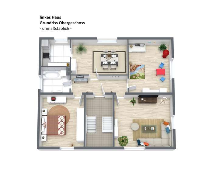 Hausnummer 3 - Obergeschoss