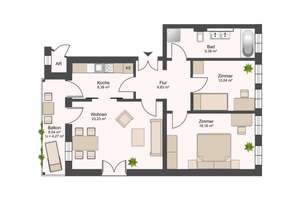 großer Südbalkon | Stellplatz | hochwertige Ausstattung - Altbaucharme in Stötteritz – 4299 Stötteritz, Leipzig – Vorschaubild 22