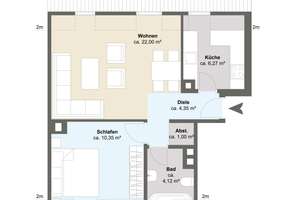 Charmante Dachgeschosswohnung im Jugendstil-Altbau – Wohnen in bester Weststadtlage – Die vollständige Adresse der Immobilie erhältst du vom Anbieter., 69115 Südstadt, Heidelberg – Vorschaubild 22
