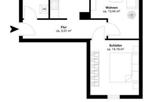 schicke, sanierte 2 Raum-Wohnung / WG geeignet / sofort verfügbar / ***TOP***Leipzig / Wahren – 4159 Wahren, Leipzig – Vorschaubild 9