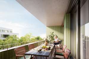 Timber Living -  Großzügige 3-Zimmer-Wohnung – St.-Veit-Straße 4, 81673 Josephsburg, München – Vorschaubild 1
