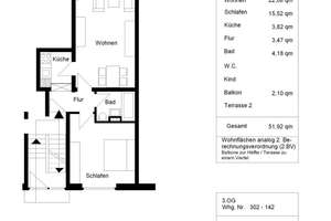 Top-renovierte Zwei-Zimmer-Wohnung in Heerdt – Ardennenstraße 20, 40549 Heerdt, Düsseldorf – Vorschaubild 8