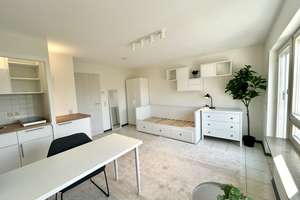 Modern möbliertes 1-Zimmer-Apartment mit Balkon & Stellplatz – direkt am Uni-Campus Vaihingen – Hessenlauweg 6, 70569 Dachswald, Stuttgart – Vorschaubild 7