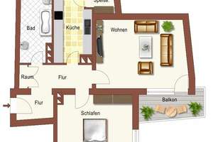 ***KURZFRISTIG VERFÜGBAR - EIGENNUTZUNG ODER KAPITALANLAGE - TOP GRUNDRISS*** – Die vollständige Adresse der Immobilie erhältst du vom Anbieter., 86179 Haunstetten-West, Augsburg – Vorschaubild 6