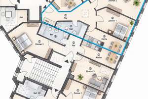 Kapitalanlage im Denkmal: Vermietete 2-Zimmer-Wohnung mit Aufzug in Leipzig – 4179 Altlindenau, Leipzig – Vorschaubild 6