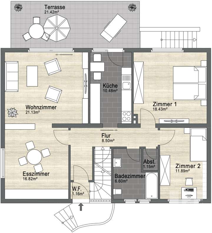 Grundriss Erdgeschoss