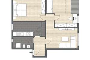 3-Zimmer-Dachgeschosswohnung in SG-Gräfrath. – Die vollständige Adresse der Immobilie erhältst du vom Anbieter., 42653 Gräfrath, Solingen – Vorschaubild 5