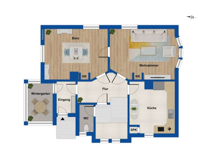 Ursprungsgrundriss Erdgeschoss