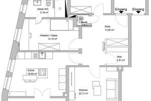 Hochwertige 4-Zimmer-Altbau-Wohnung in bester Lage in Braunschweig – Die vollständige Adresse der Immobilie erhältst du vom Anbieter., 38102 Östliches Ringgebiet, Braunschweig – Vorschaubild 4