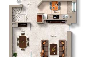 Vermietete DG-Maisonette mit 2-TG-Stellplätzen in top gepflegtem 6-Familienhaus in der Waldsi – Die vollständige Adresse der Immobilie erhältst du vom Anbieter., 51375 Schlebusch, Leverkusen – Vorschaubild 17