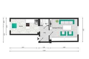 Bezugsfreies, renoviertes Apartment in Essen-Bochold – Die vollständige Adresse der Immobilie erhältst du vom Anbieter., 45356 Bochold, Essen – Vorschaubild 11