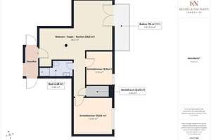 3-Zimmer-Wohnung mit Balkon, Aufzug und moderner Wärmepumpentechnik – Die vollständige Adresse der Immobilie erhältst du vom Anbieter., 66130 Brebach-Fechingen, Saarbrücken – Vorschaubild 8