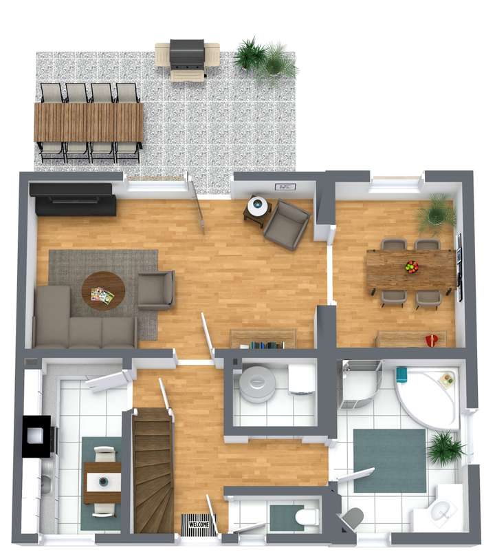 Grundriss - Erdgeschoss