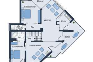 Einzigartige Maisonettewhg. in Architekten Baudenkmal mit TG-Stellplatz, zwei Terrassen & Atelier – Die vollständige Adresse der Immobilie erhältst du vom Anbieter., 81479 Solln, München – Vorschaubild 25