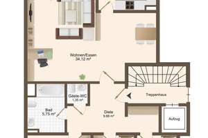 *4-ZiKDB-Balkon-Gäste-WC-Stellplatz in MG-Rheydt* – Die vollständige Adresse der Immobilie erhältst du vom Anbieter., 41236 Grenzland-Stadion, Mönchengladbach – Vorschaubild 21