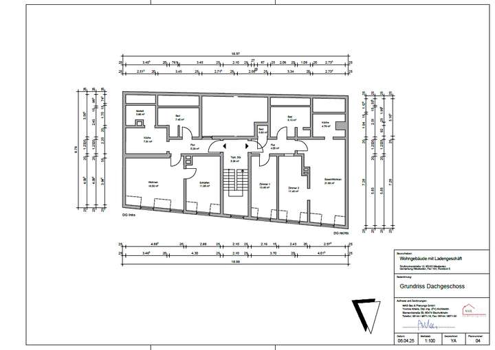 Grundriss Dachgeschoss