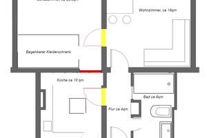 Kernsanierte 2,5-Zimmer-Wohnung mit Balkon – Werastrasse 57, 70190 Kernerviertel, Stuttgart – Vorschaubild 5