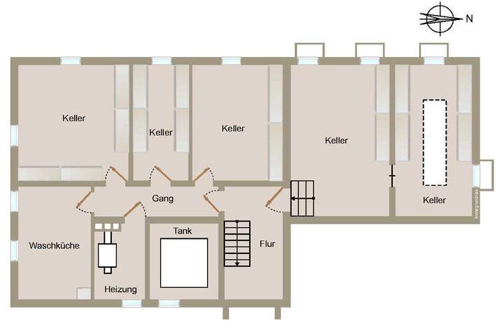 Bestand- Grundriss KG