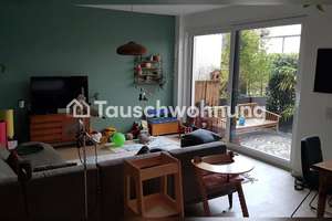 Tauschwohnung: 3 Zimmer Erdgeschoss - offene Küche - Terrasse und Innenhof