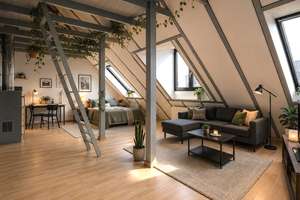 Interessante 1,5-Zimmer-Wohnung mit Einbauküche & Balkon mitten in der Aachener Innenstadt!