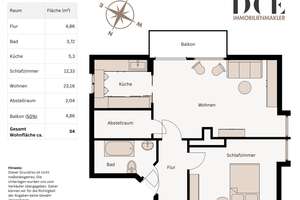 *NEU* Naturnah wohnen in Waldtrudering: 2,5 Zimmer mit Balkon und Grünblick – Die vollständige Adresse der Immobilie erhältst du vom Anbieter., 81827 Waldtrudering, München – Vorschaubild 11