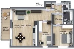 Vollständig sanierte 3-Zimmer-Wohnung in Bestlage von Harlaching – Meichelbeckstraße 18, 81545 Harlaching, München – Vorschaubild 11