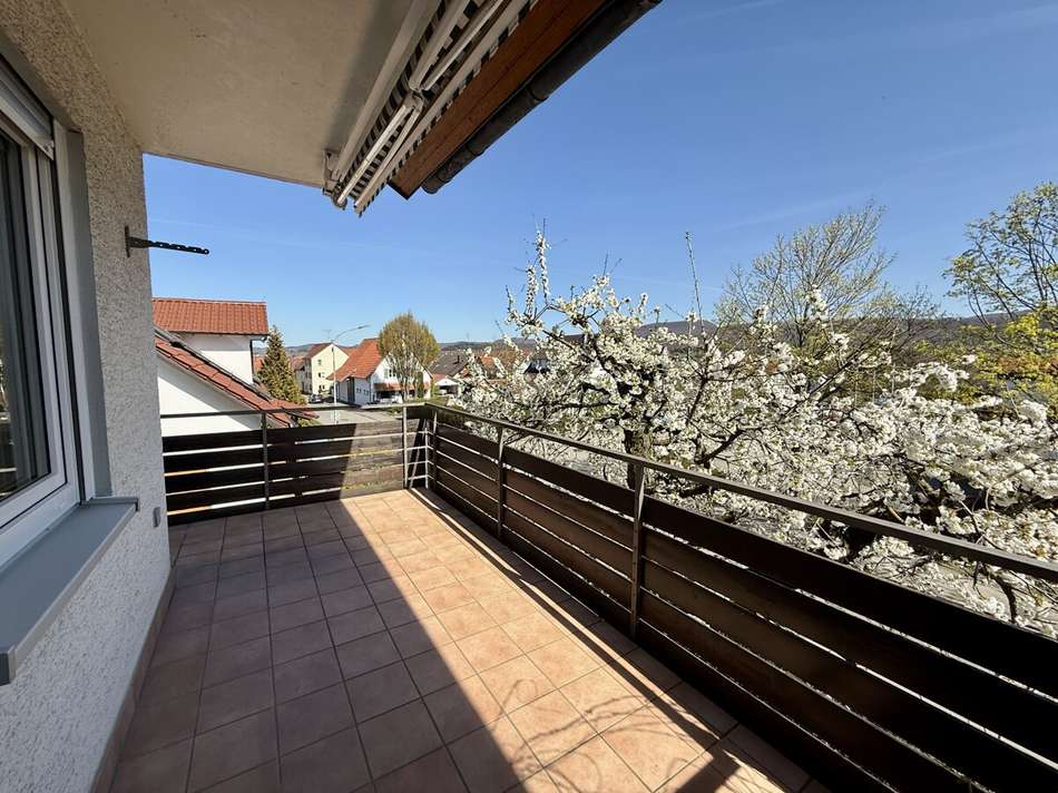 Balkon im Obergeschoss