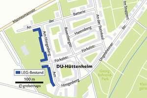 Helle 3-Zimmer Wohnung ! – Am Himgesberg 6, 47259 Hüttenheim, Duisburg – Vorschaubild 2