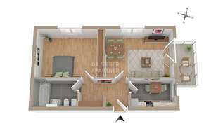 Hübsche 2RW mit Balkon und Außenrollläden im EG * TG-Stellplatz – 4158 Wiederitzsch, Leipzig – Vorschaubild 9