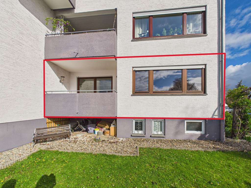 Immobilie in Bruchköbel - Großzügige Eigentumswohnung mit 2 Balkonen, Garage & Gartenanteil - Bild 2