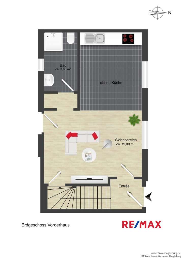 Erdgeschoss Vorderhaus