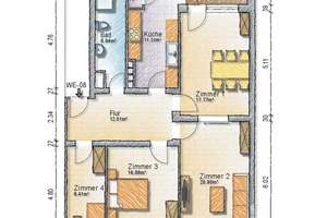 4-ZIMMER-WOHNUNG IN HANNOVER-SÜDSTADT – Die vollständige Adresse der Immobilie erhältst du vom Anbieter., 30173 Südstadt, Hannover – Vorschaubild 12