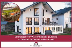 Einmaliger 180° Wasserblick auf 3 Ebenen!
Traumhaus am Nord-Ostsee-Kanal! – Die vollständige Adresse der Immobilie erhältst du vom Anbieter., 24790 Schacht-Audorf – Vorschaubild 1