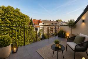 Exklusive und helle 2-Zimmer-Wohnung mit großzügiger Terrasse !