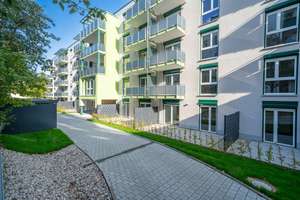 Neubauwohnung mit Einbauküche und Südterrasse - Erstbezug - Altersgerecht - Mit möglicher Betreuung – Eilenburger Str. 53a, 4317 Reudnitz-Thonberg, Leipzig – Vorschaubild 1