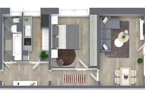 Modernisierte 2-Raum-Wohnung mit Balkon – Am Karbel 68, 9116 Chemnitz – Vorschaubild 5