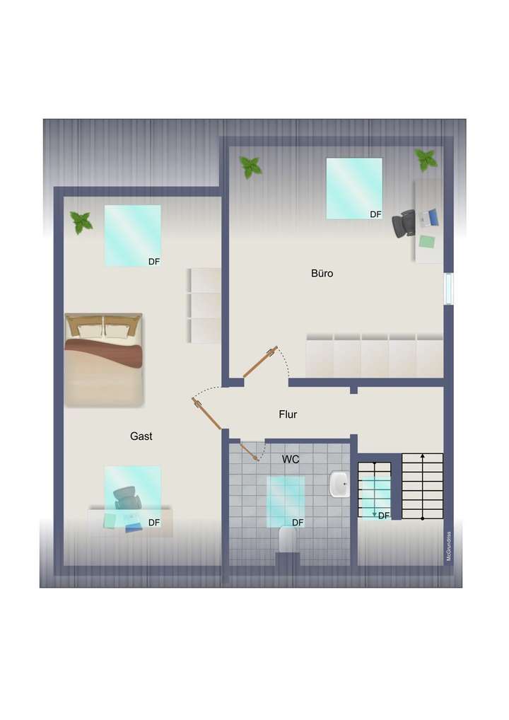 Grundriss ausgebautes