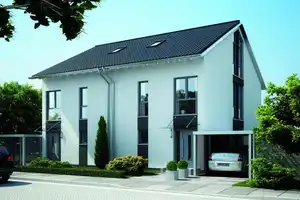 Exklusives PLUSENERGIEHAUS - DHH ohne Energiekosten - die Zukunft des Wohnens ! – Augsburg (Kreis) – Vorschaubild 5
